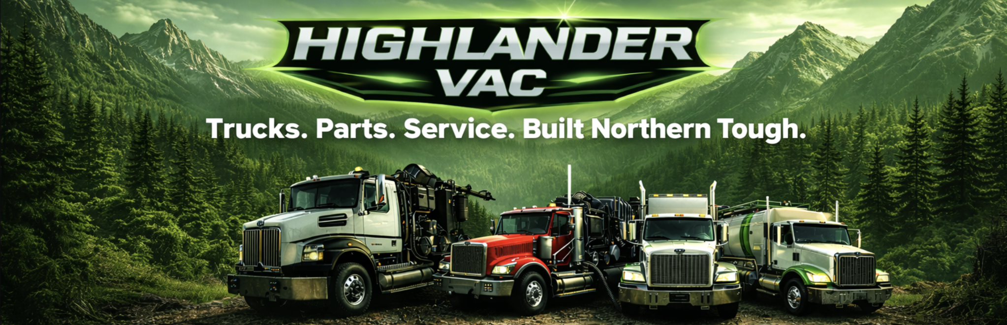 Highlander Vac shop, trucks and parts