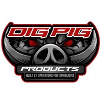 dig pig logo with hog